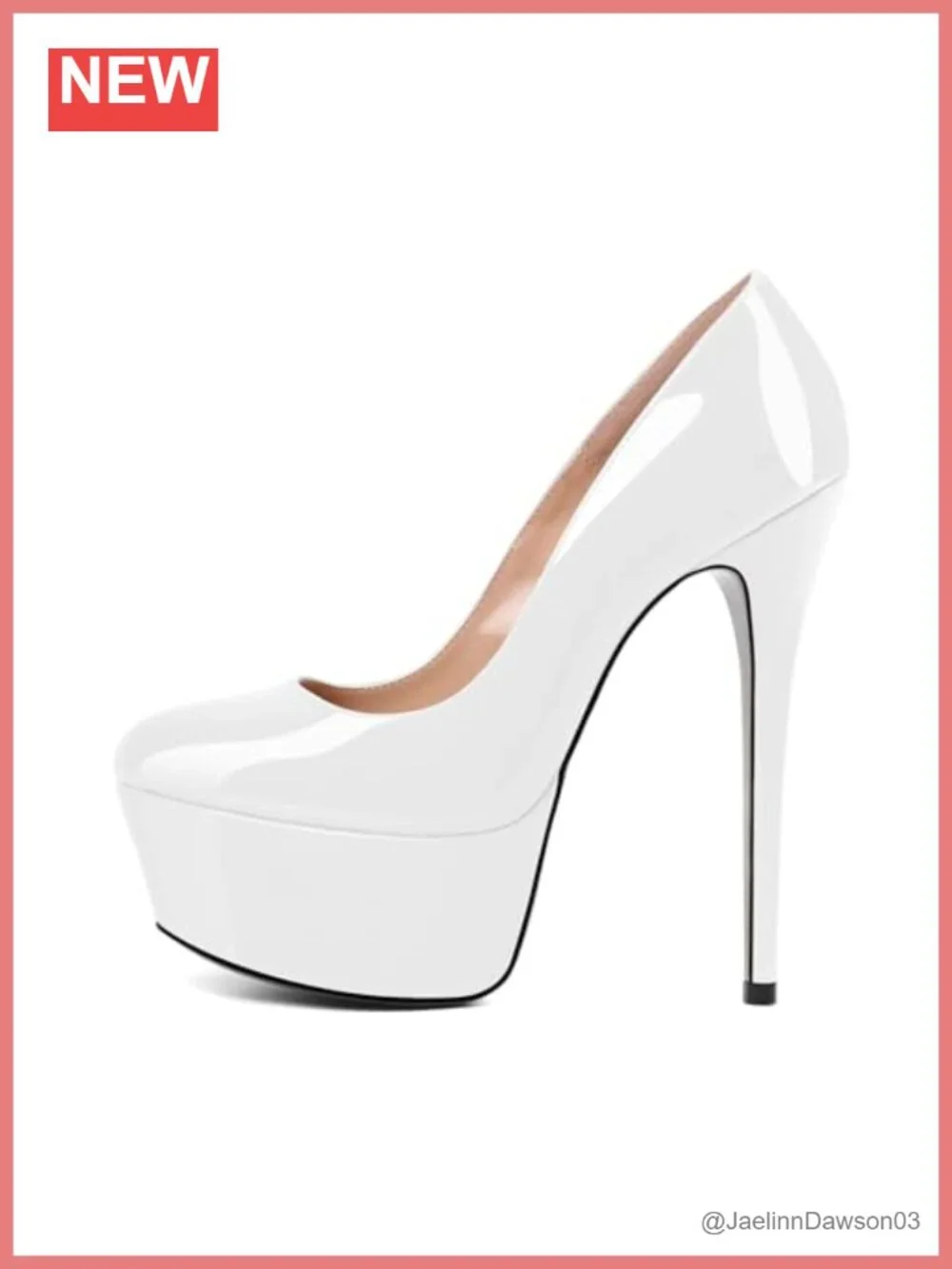 Women's 6 Inch Platform Pumps Stiletto Heels Round Toe Slip On Party Shoes